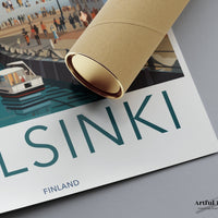 Helsinki Poster | Finland Wall Art | Scandinavia Decor