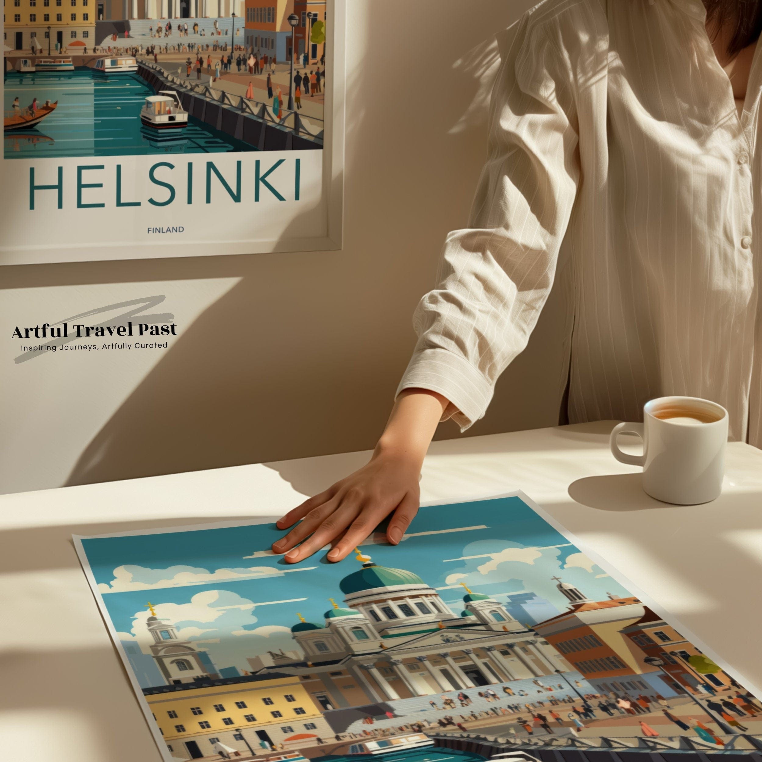 Helsinki Poster | Finland Wall Art | Scandinavia Decor