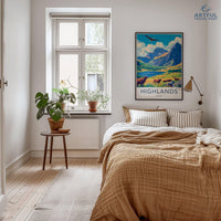 Highlands Poster - Scotland Wall Art