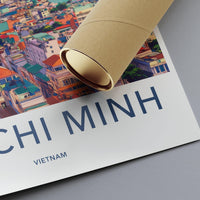 Ho Chi Minh City Poster - Vietnam Wall Art