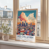 Ho Chi Minh City Poster - Vietnam Wall Art