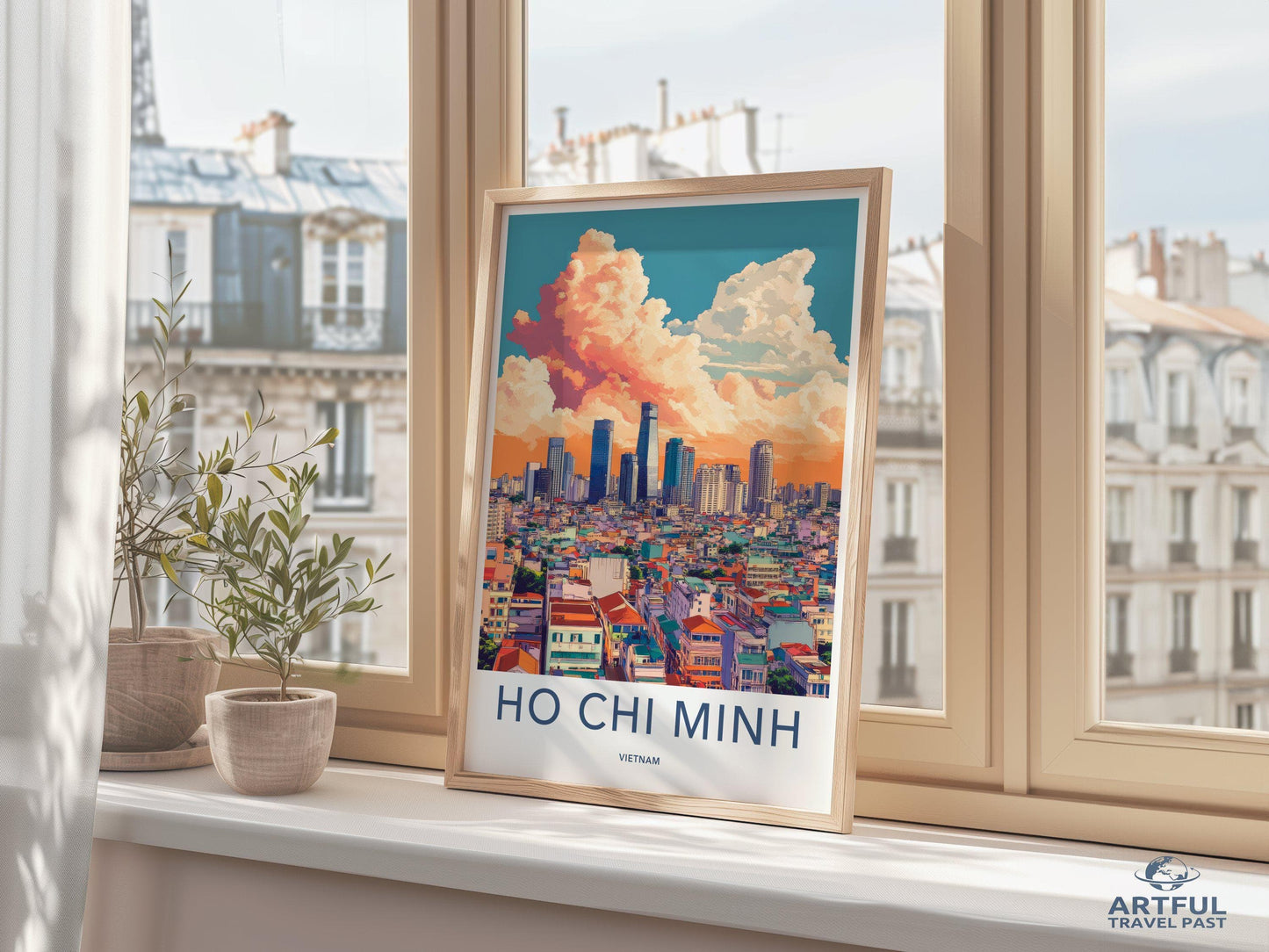 Ho Chi Minh City Poster - Vietnam Wall Art