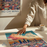 Ho Chi Minh City Poster - Vietnam Wall Art