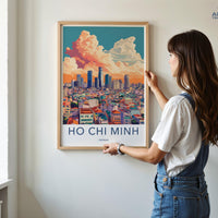 Ho Chi Minh City Poster - Vietnam Wall Art