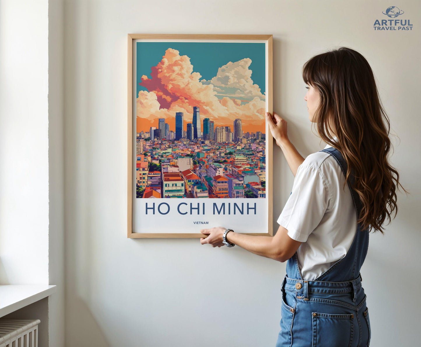 Ho Chi Minh City Poster - Vietnam Wall Art