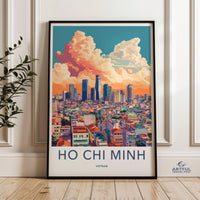 Ho Chi Minh City Poster - Vietnam Wall Art
