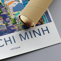 Ho Chi Minh City Poster | Vietnam Wall Art