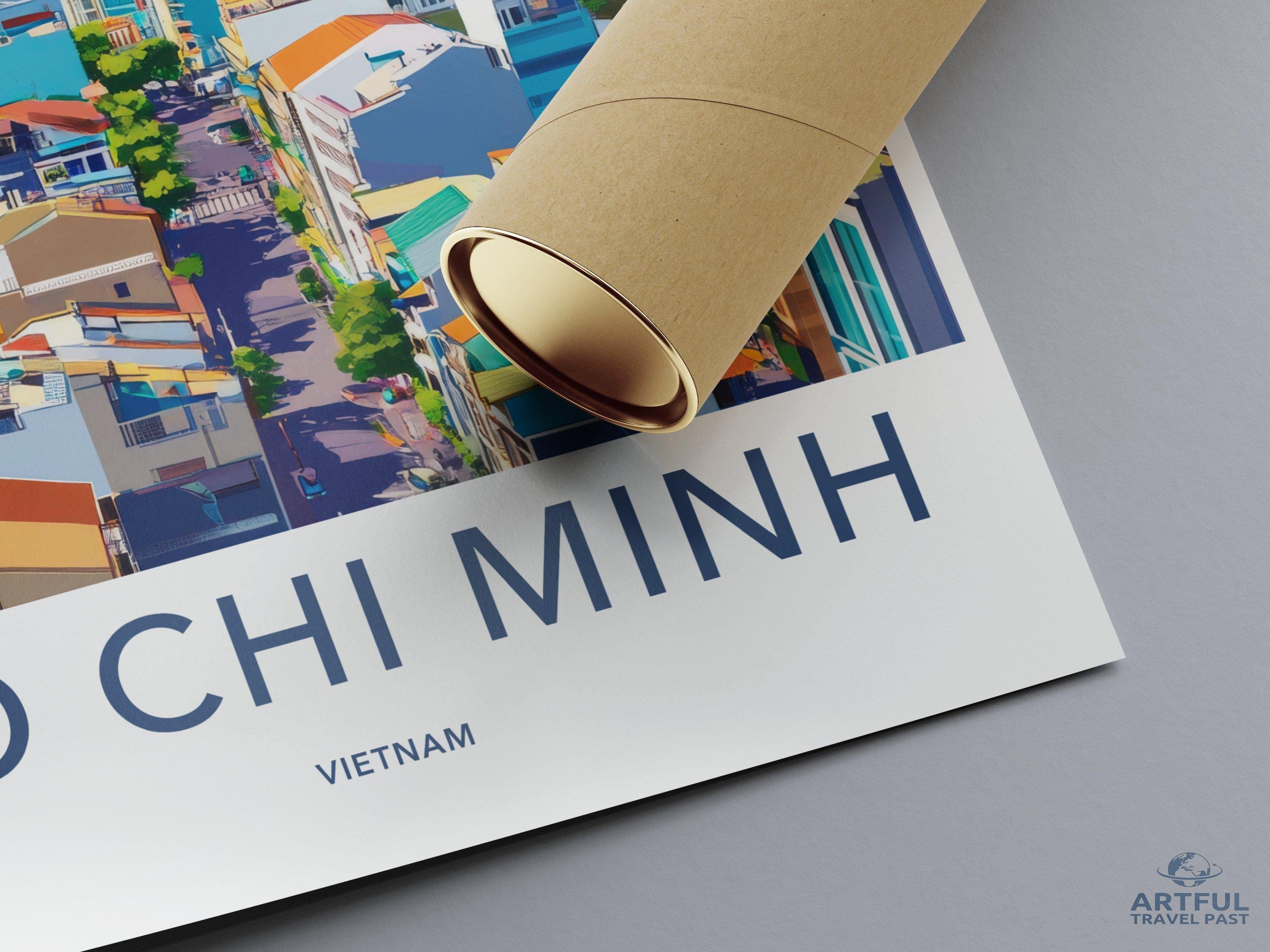 Ho Chi Minh City Poster | Vietnam Wall Art