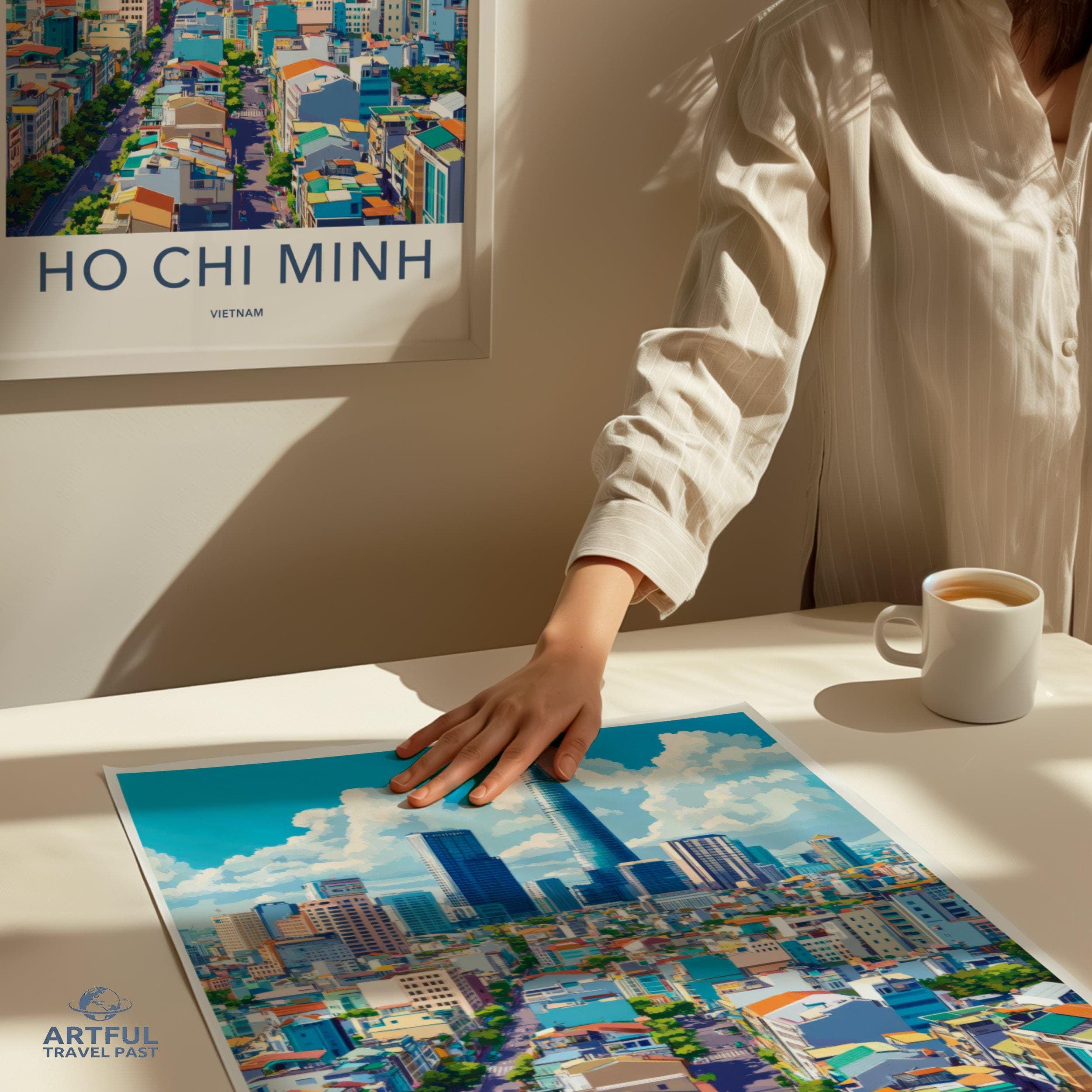 Ho Chi Minh City Poster | Vietnam Wall Art