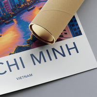 Ho Chi Minh City Poster | Vietnam Wall Art