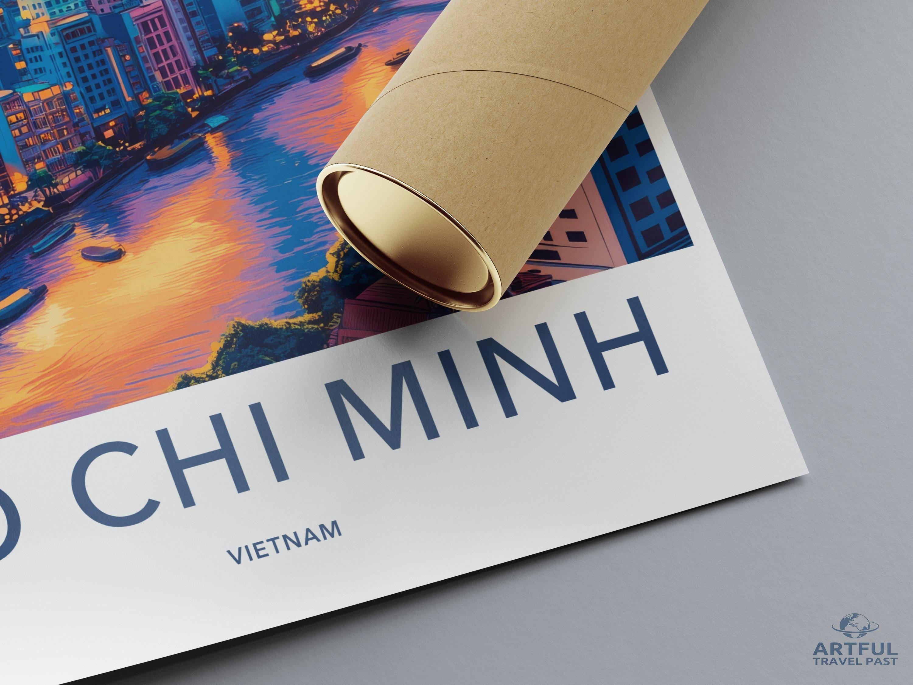 Ho Chi Minh City Poster | Vietnam Wall Art