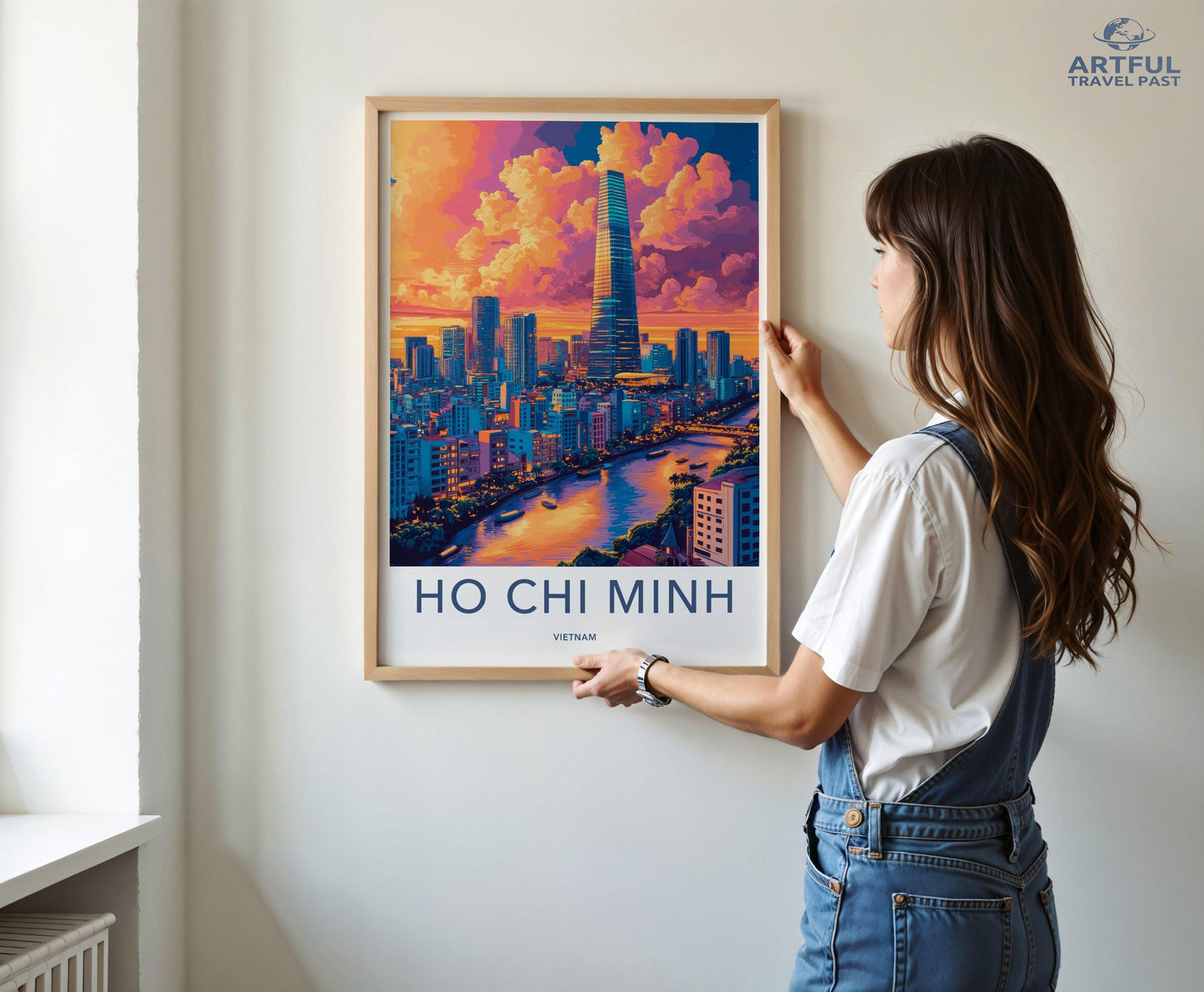 Ho Chi Minh City Poster | Vietnam Wall Art