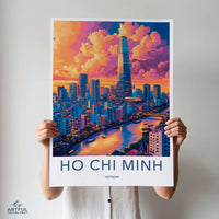 Ho Chi Minh City Poster | Vietnam Wall Art