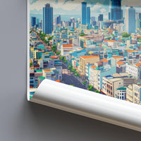 Ho Chi Minh City Poster | Vietnam Wall Art | Asia Decor