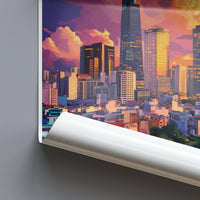 Ho Chi Minh City Poster | Vietnam Wall Art | Asia Decor