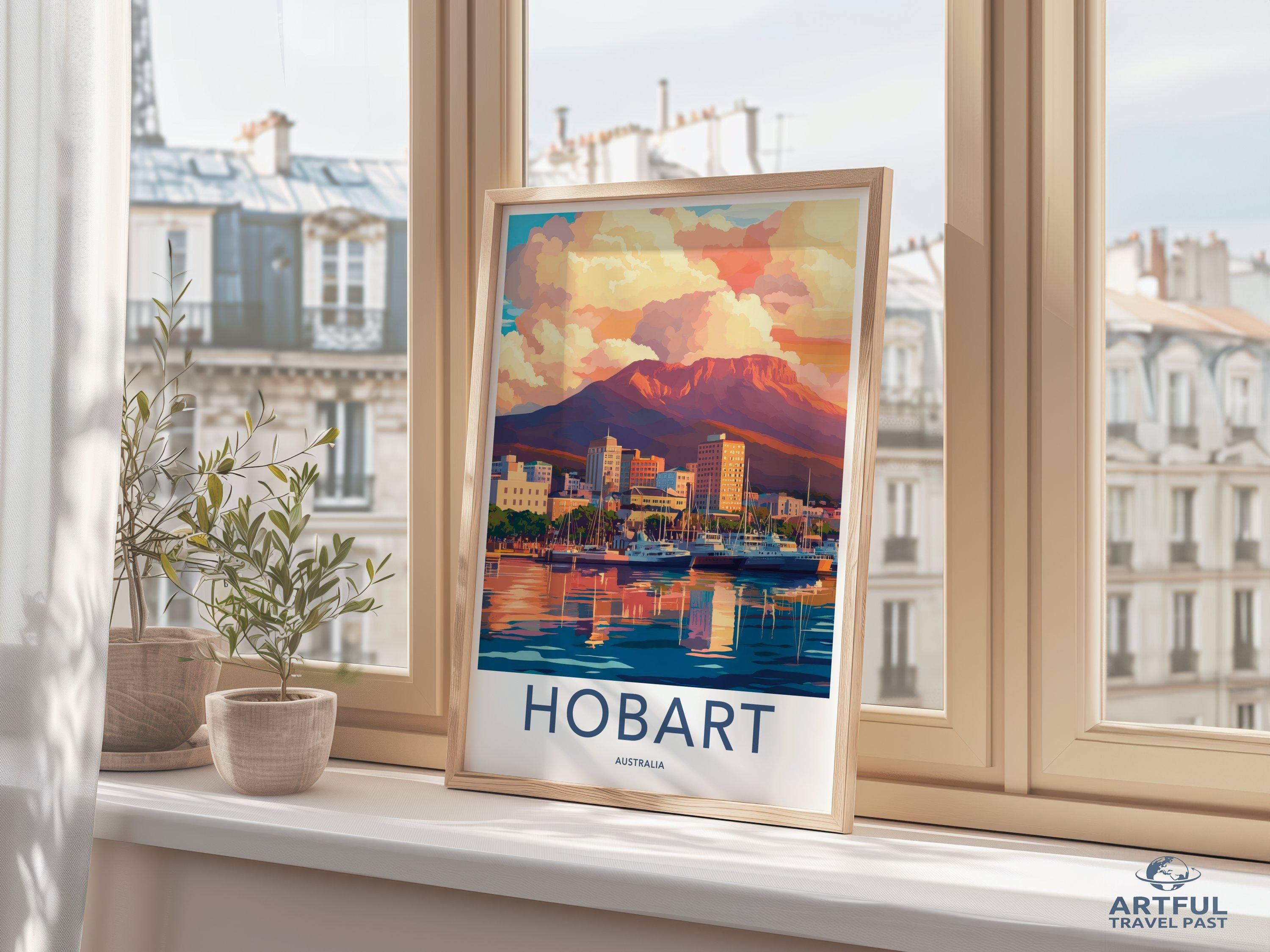 Hobart Poster - Australia Wall Art