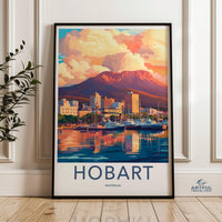 Hobart Poster | Australia Wall Art | Oceania Decor