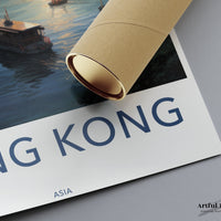 Hong Kong Poster | Scenic Asia Wall Art