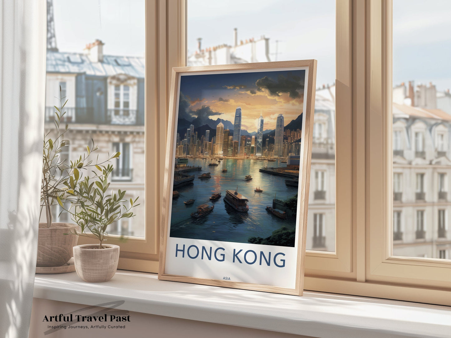 Hong Kong Poster | Scenic Asia Wall Art