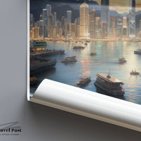 Hong Kong Poster | Scenic Asia Wall Art