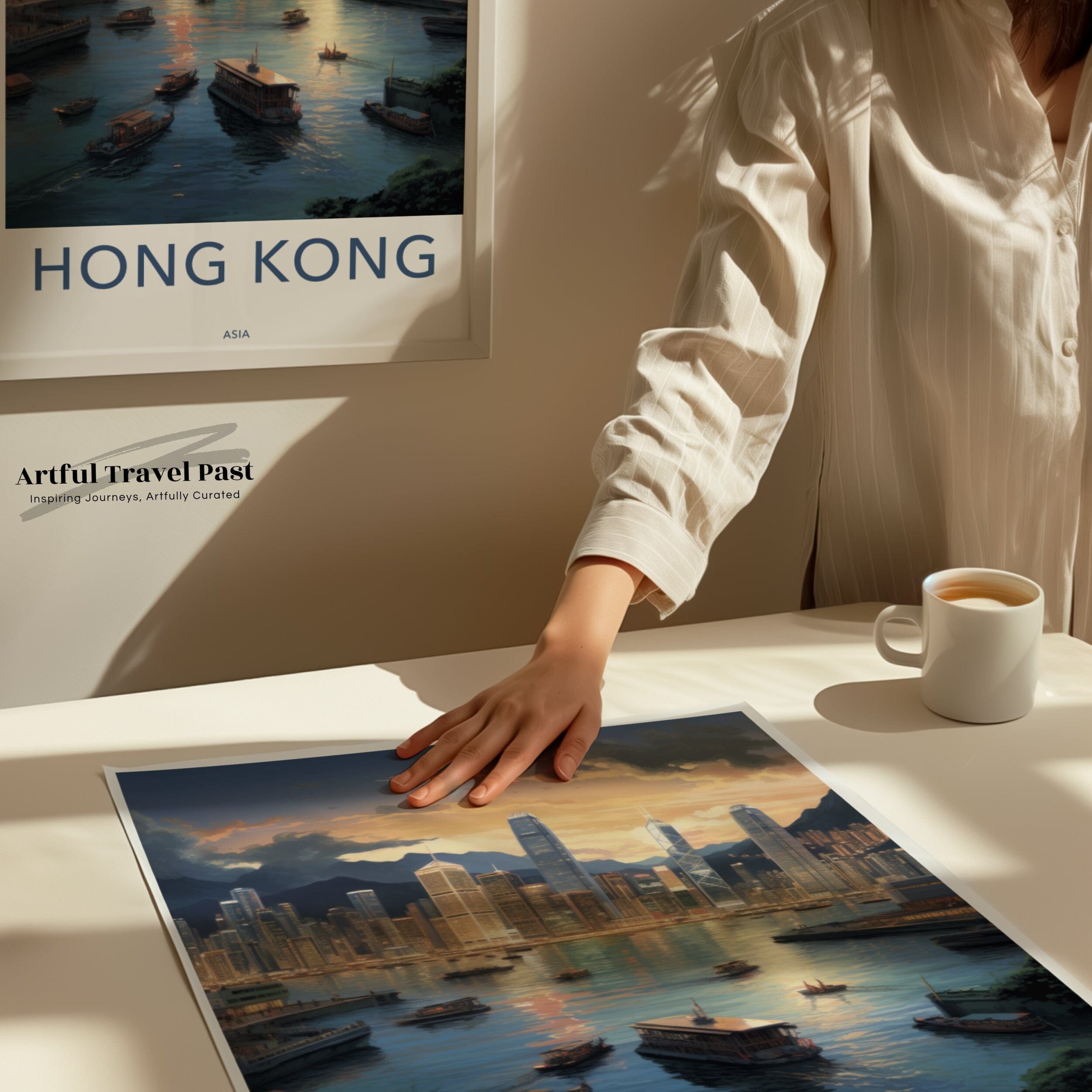 Hong Kong Poster | Scenic Asia Wall Art
