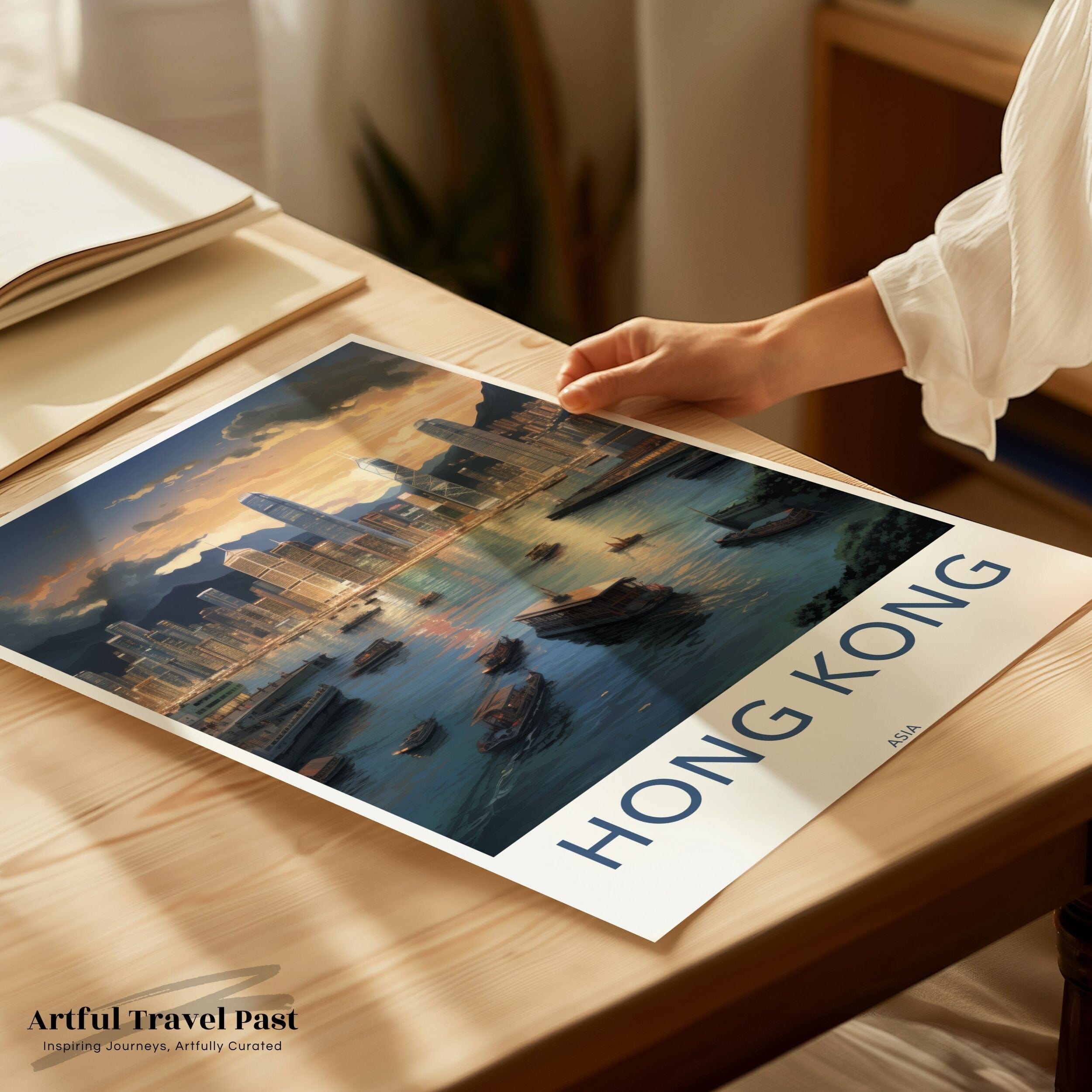 Hong Kong Poster | Scenic Asia Wall Art