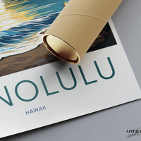 Honolulu Poster - Hawaii Wall Art