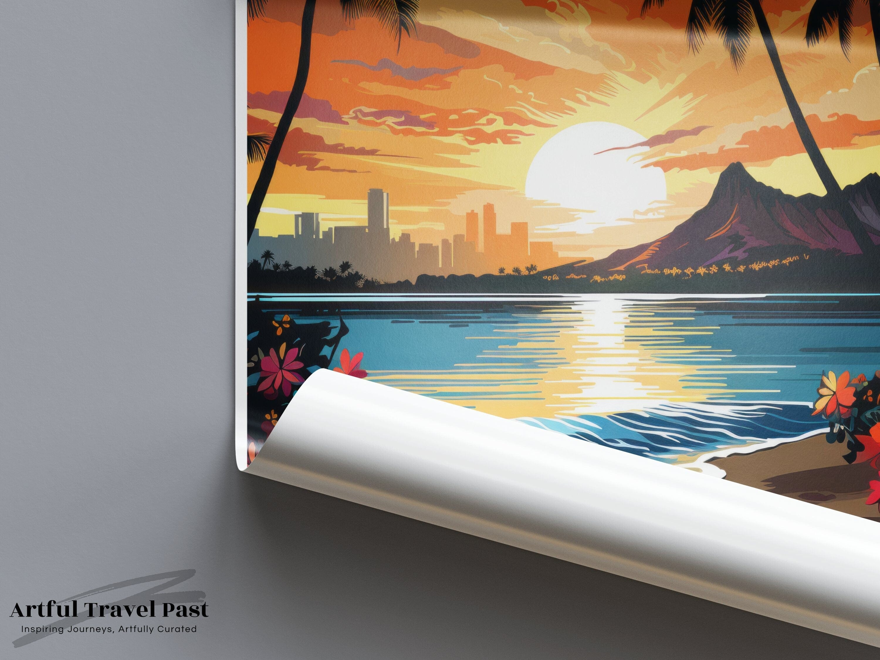 Honolulu Poster - Hawaii Wall Art