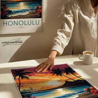 Honolulu Poster - Hawaii Wall Art