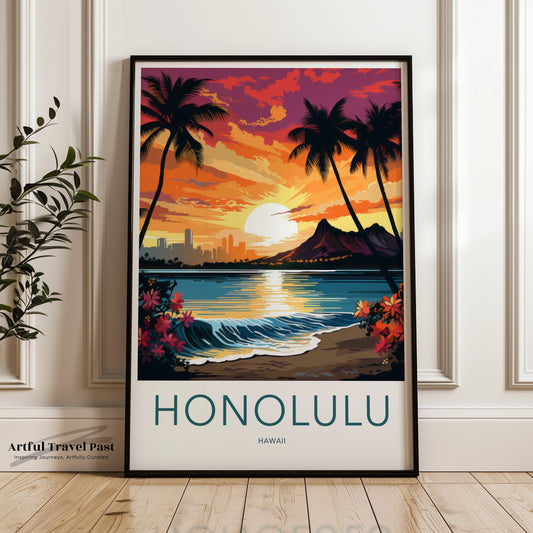 Honolulu Poster - Hawaii Wall Art