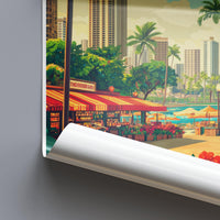 Honolulu Poster - Hawaii Wall Art