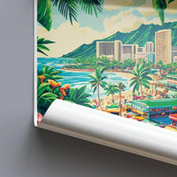 Honolulu Poster - Hawaii Wall Art