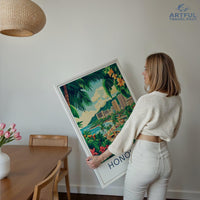 Honolulu Poster - Hawaii Wall Art
