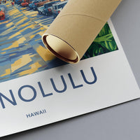 Honolulu Poster - Hawaii Wall Art