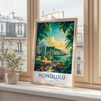 Honolulu Poster - Hawaii Wall Art
