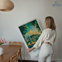 Honolulu Poster - Hawaii Wall Art