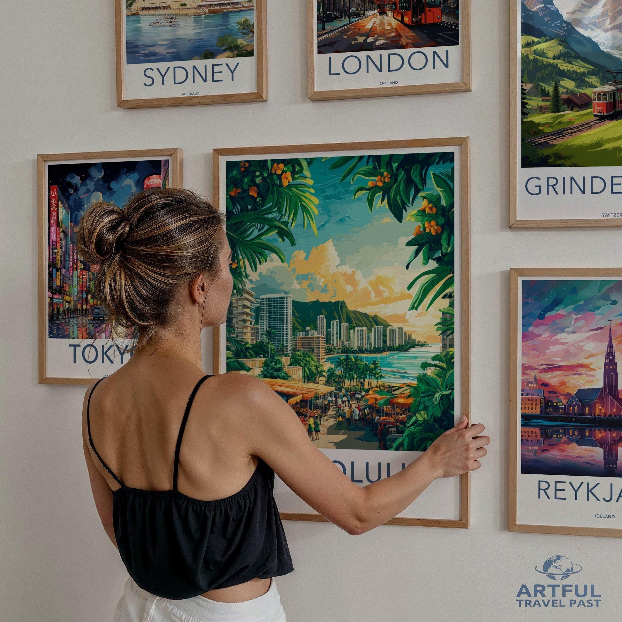 Honolulu Poster - Hawaii Wall Art
