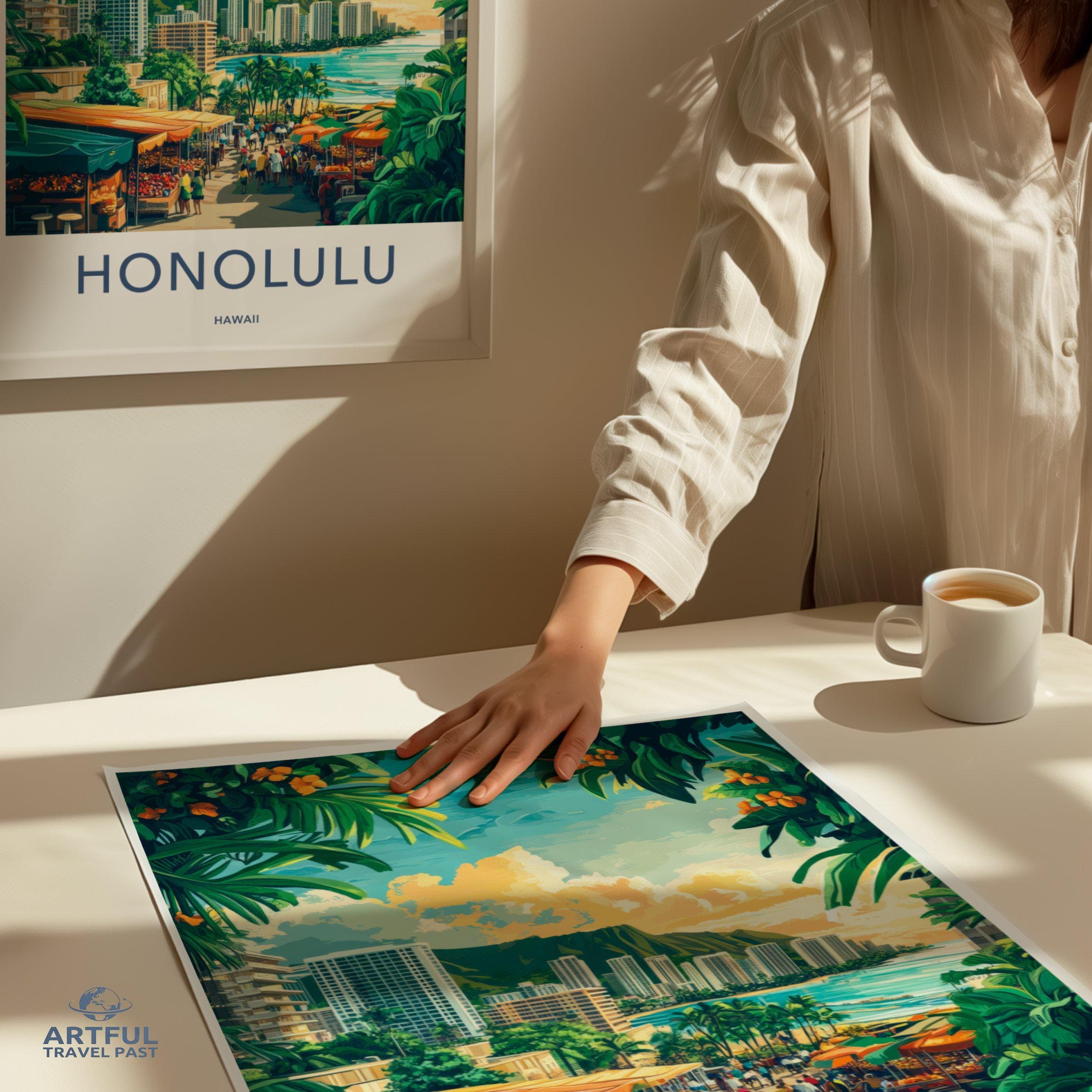 Honolulu Poster - Hawaii Wall Art