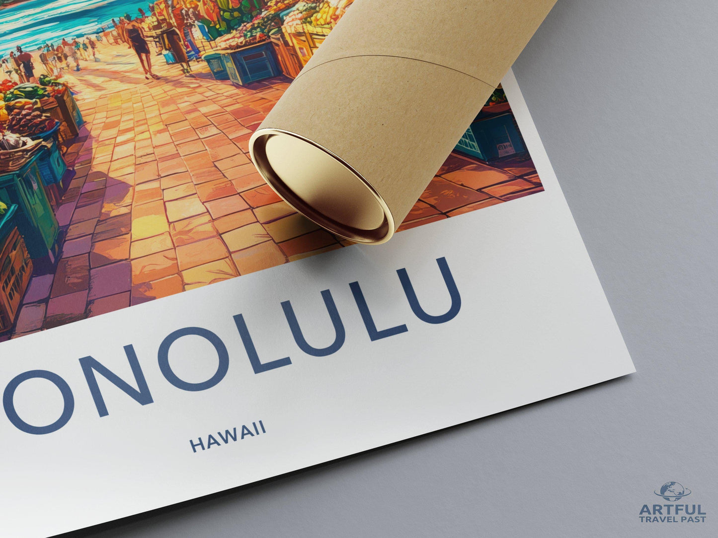 Honolulu Poster - Hawaii Wall Art