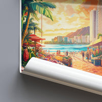 Honolulu Poster - Hawaii Wall Art