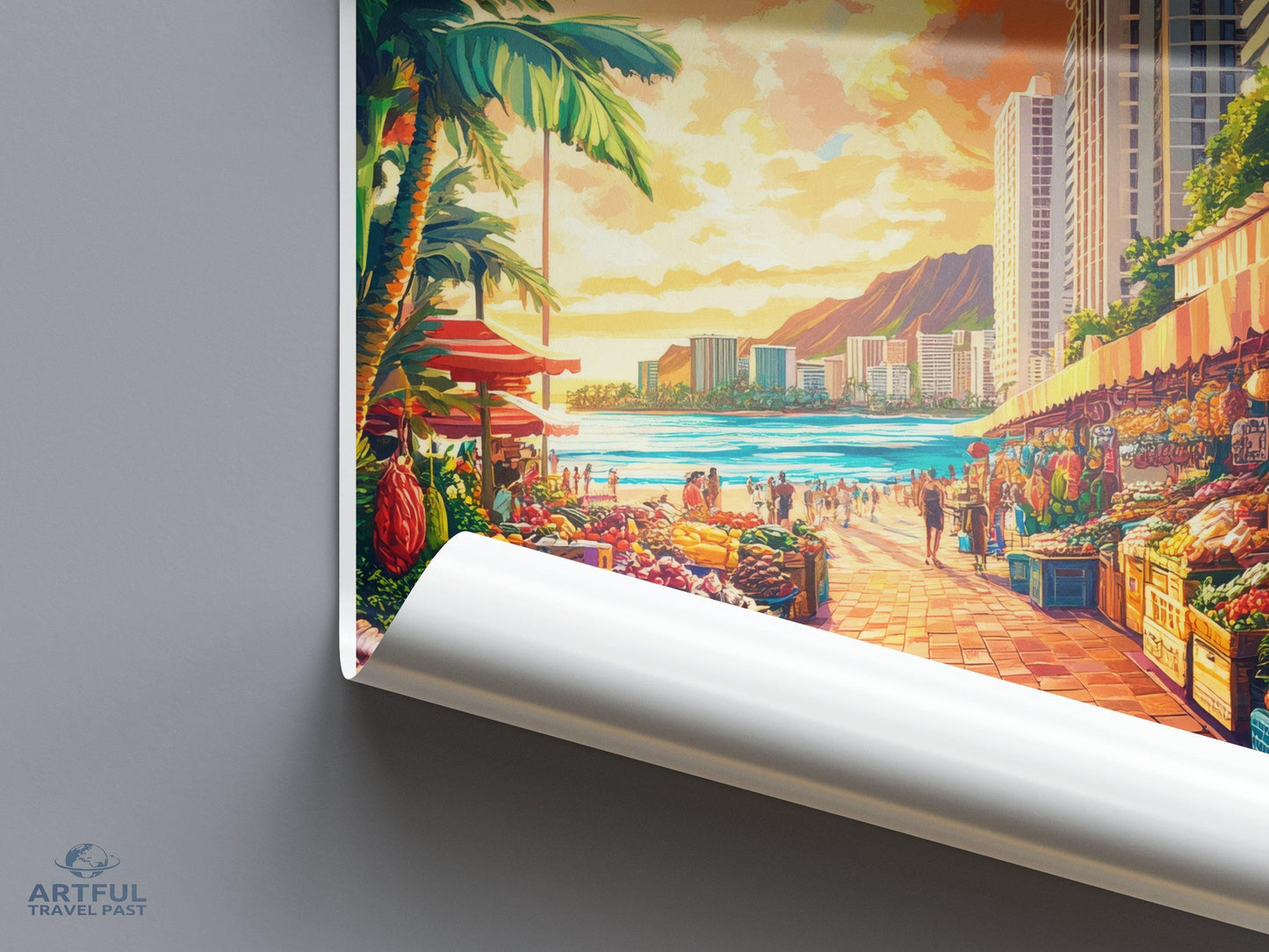 Honolulu Poster - Hawaii Wall Art