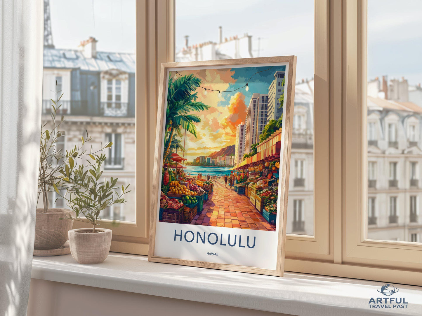 Honolulu Poster - Hawaii Wall Art
