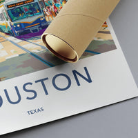 Houston Poster - Texas Wall Art