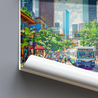 Houston Poster - Texas Wall Art