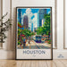 Houston Poster - Texas Wall Art