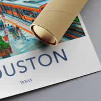 Houston Poster - Texas Wall Art