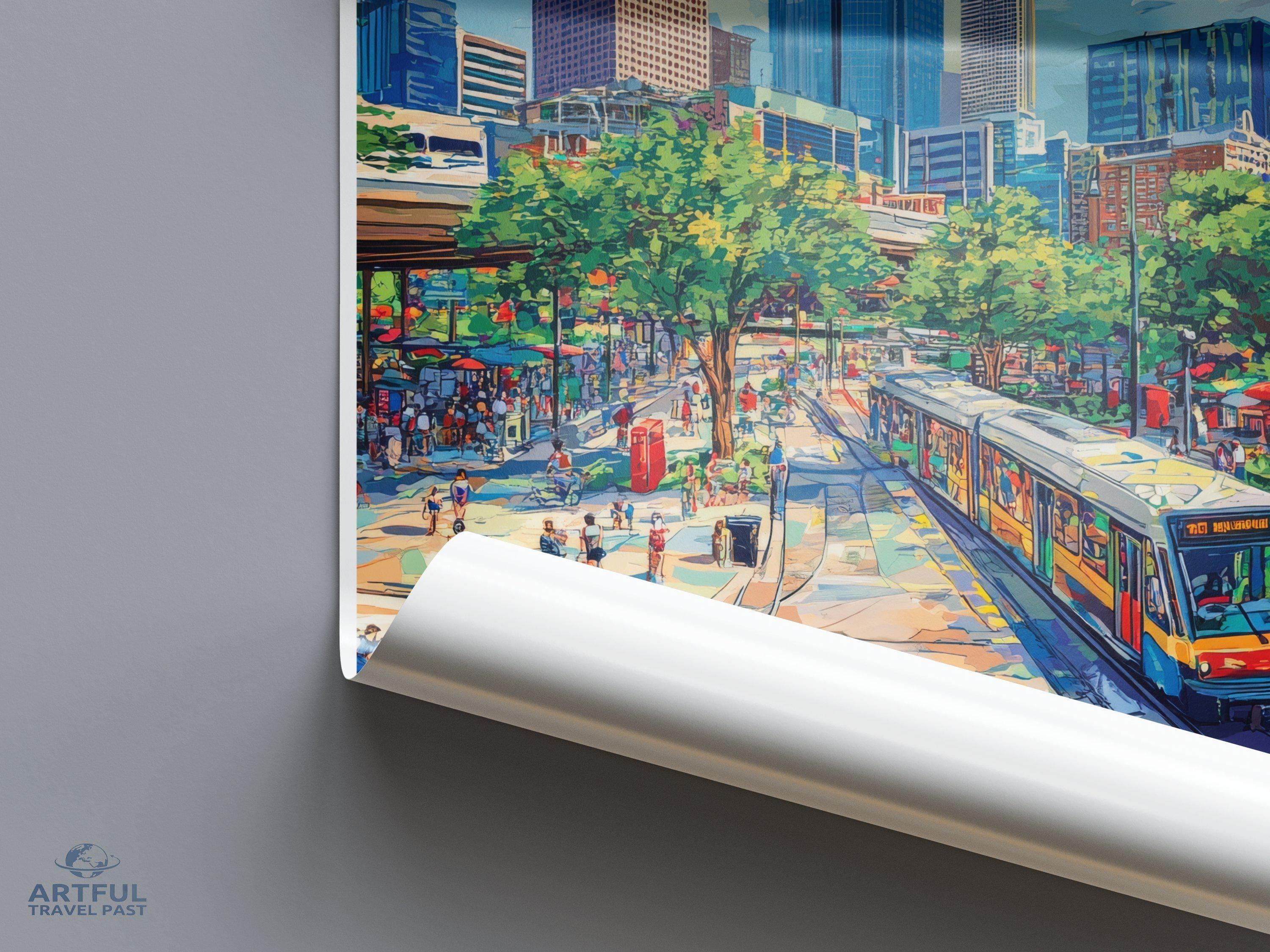 Houston Poster - Texas Wall Art