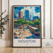 Houston Poster - Texas Wall Art
