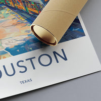 Houston Poster - Texas Wall Art