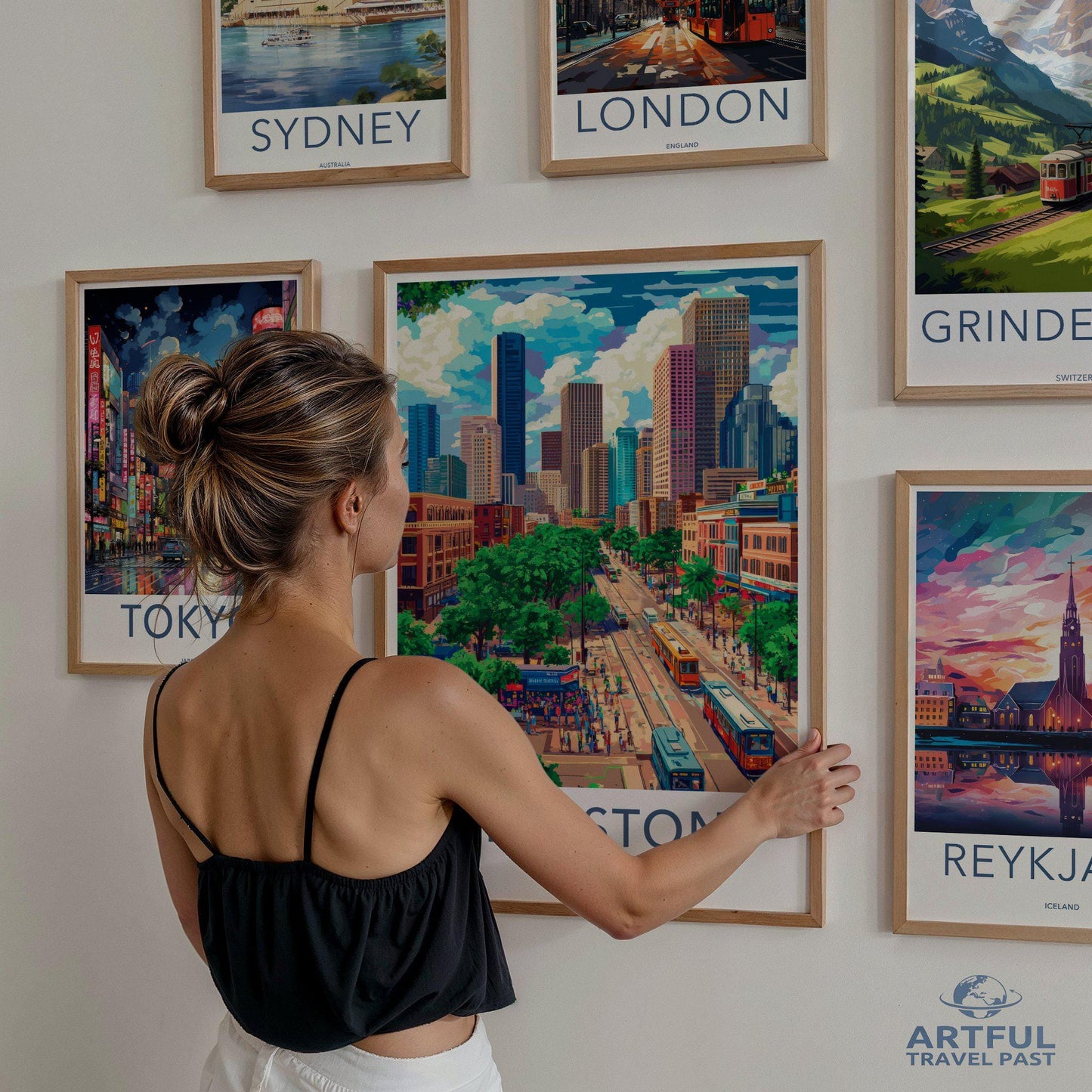 Houston Poster - Texas Wall Art